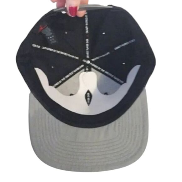 Michael Jordan Jumpman Black Grey Limited Edition Pro Sport DNA Snapback Hat - Picture 10 of 11